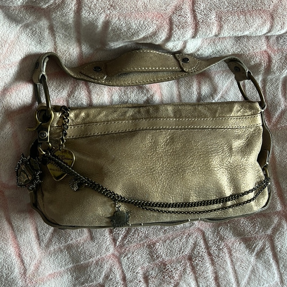 Juicy Couture gold metallic bag